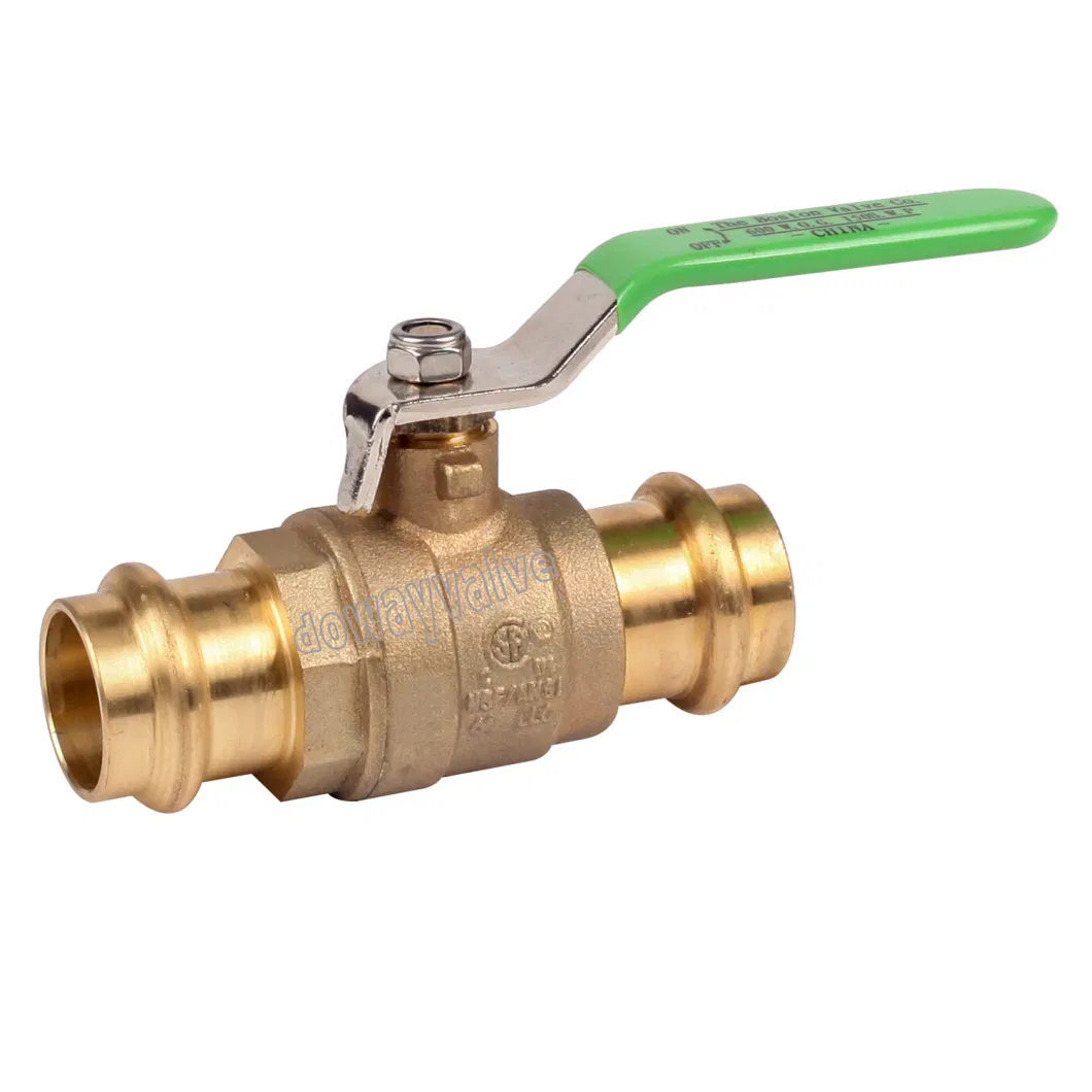 Lead Free Brass Press Ball Valve High Quality