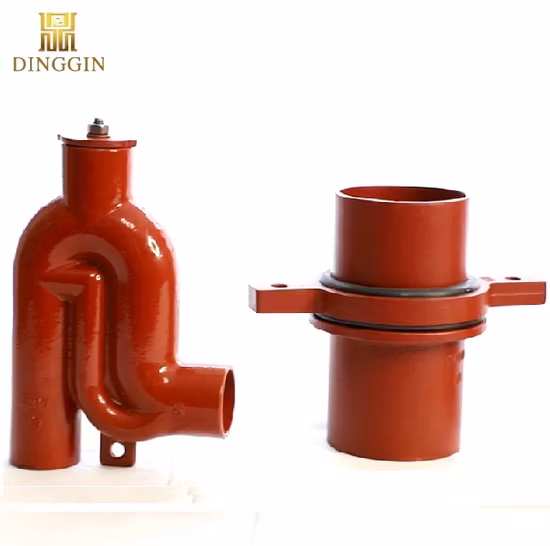 Sml-Rohrverschraubungen aus Gusseisen mit roter Epoxidlackierung En877 für die Wasserableitung